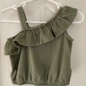 Dressy Top Olive Green, 12 months